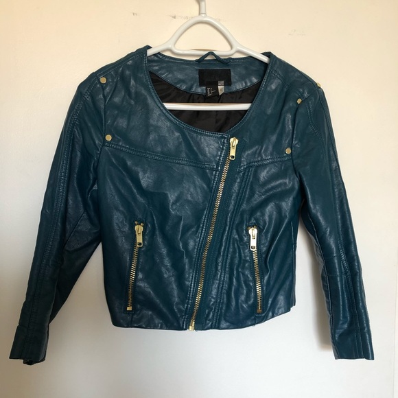 H&M Jackets & Blazers - H&M faux leather jacket